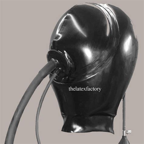 inflatable bondage|Extreme Inflatable Hood With Large Inflatable Gag .